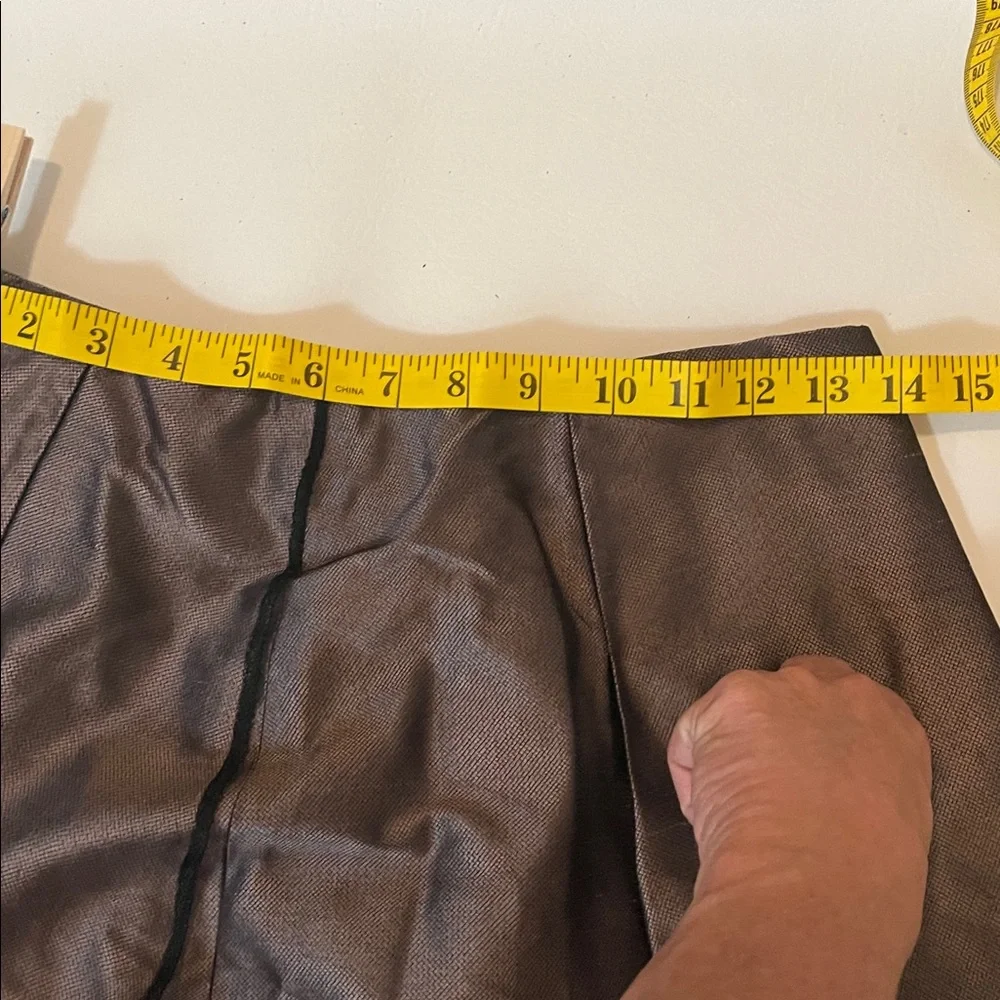 Rickie Freeman Neiman Marcus Brown 100% SILK Vintage Maxi Skirt/ Top - Picture 8 of 9